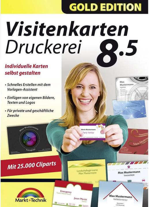 Business Card Printer 8.5 Gold Edition (1 User, unlimited)