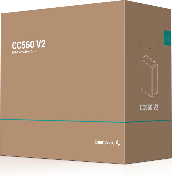 Actual product image Deepcool CC560 (mATX, Mini-ITX, ATX)