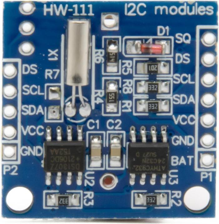 Produktbild Purecrea RTC DS1307 Zeitmodul mit AT24C32 EEPROM Speicher 32K