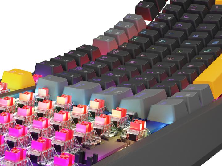 Actual product image Genesis Thor 230 TKL Anchor Gray Positive RGB Outemu Red (US, Cable)