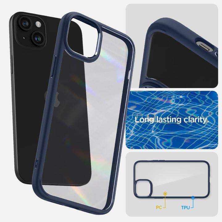 Image du produit Spigen Ultra Hybrid, bleu marine - iPhone 15 (Apple iPhone 15)