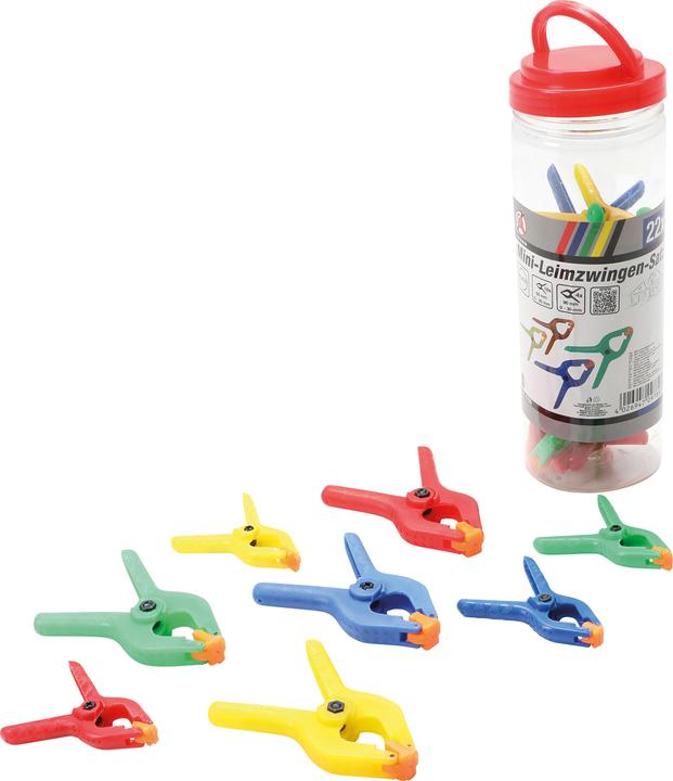 Immagine prodotto BGS Serie di mini morsetti a molla plastica ABS 22 pz. (35 mm)