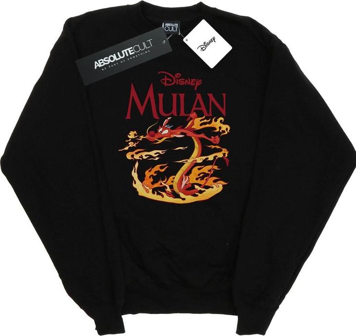 Disney Mulan Mushu Dragon Fire Sweatshirt Mädchen