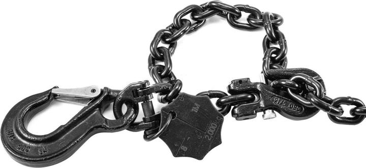 Produktbild Safetex Anschlagkette EN818-4 mit Verkürzungshaken 1m WLL2000kg