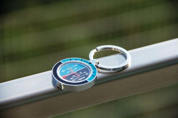 Actual product image Troika Keyring Horizon Shiny Grey/Multicoloured
