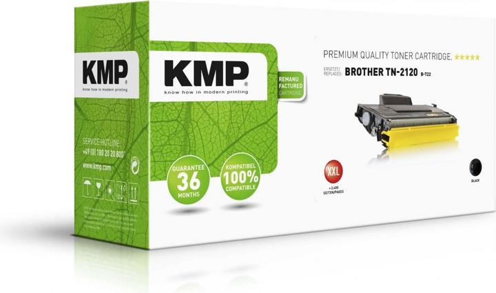 Produktbild KMP B-T22 Toner XXL kompatibel mit Brother TN-2120 X (BK)