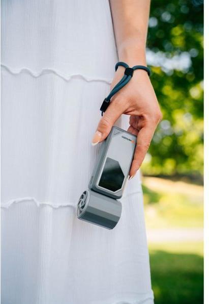 Actual product image Verbatim Handventilator Cool'n'Go AirJet grau/lila