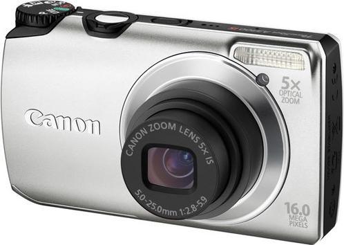 Canon PowerShot A3300 IS, 16MP, 5x Zoom, HD-Movies, Silber (1/2,3'')