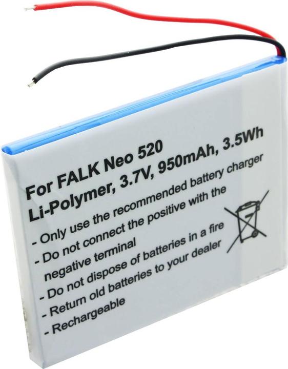 Actual product image AccuCell Akku Falk Neo 520, Neo 520LMU Akku SR404255