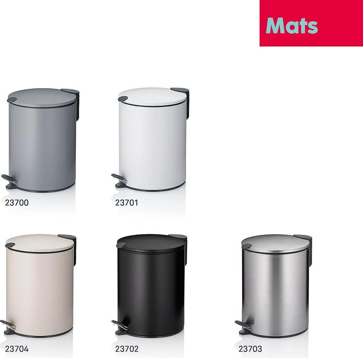 Actual product image Kela Dust bin Mats stainless steel (5 l)