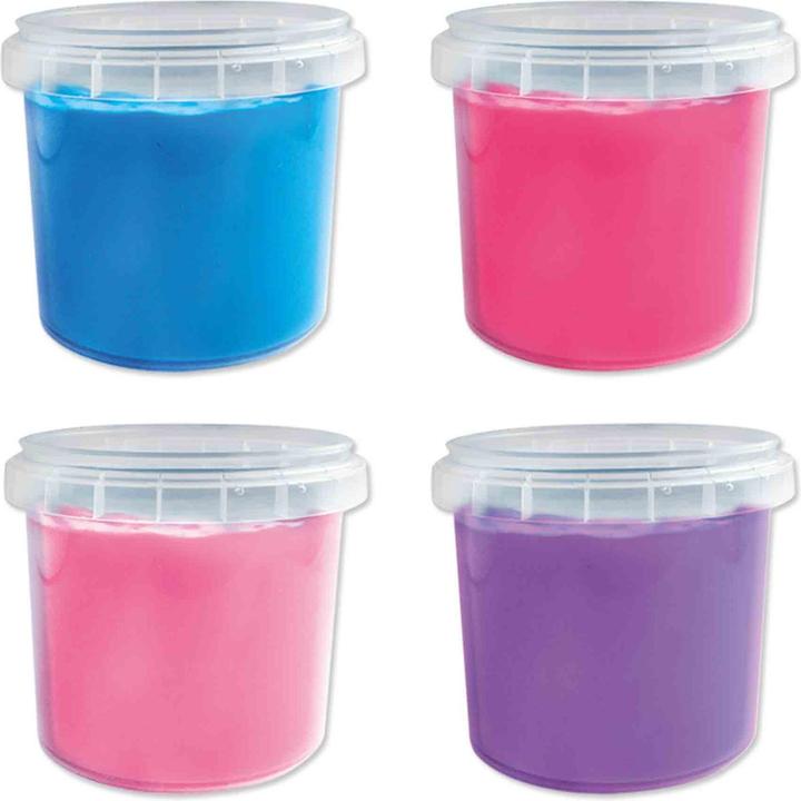 Actual product image Ses Finger paint trend colours, 4x110ml (Rose, Violet, Blue, Pink, 440 ml)