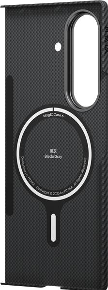 Actual product image Pitaka Backcover aus echtem Aramid Ultra-Slim Case Black/Grey (Samsung Galaxy Z Fold 7)