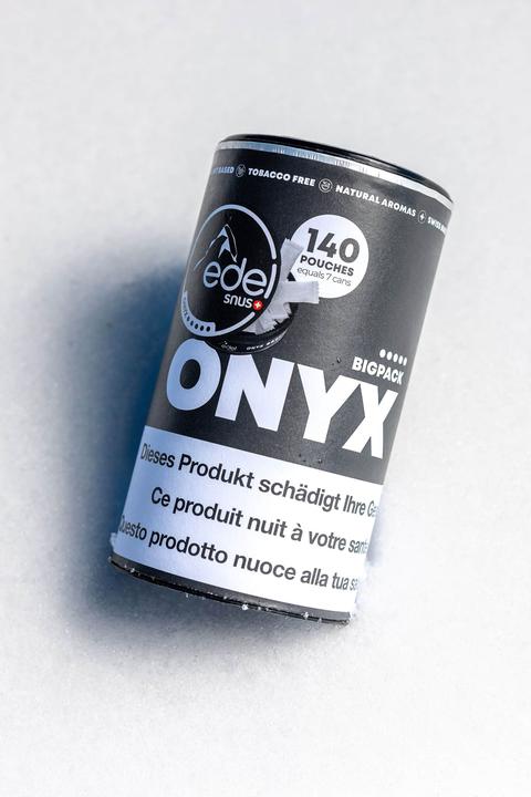 Actual product image Onyx (All White Slim)  Big Pack (Nicotine Pouches, 25 mg)