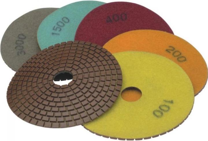 Actual product image Dedra polishing disc 125 mm grit 800 flexible diamond - H12G0800 (800)