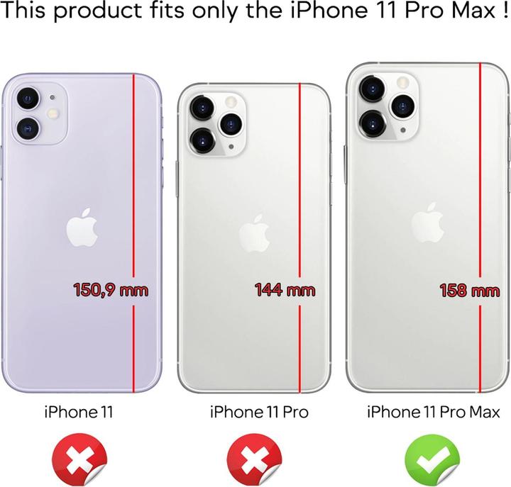 Image du produit Nalia Coque Aspect Carbone (Apple iPhone 11 Pro Max)