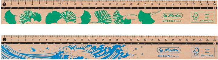 Produktbild Herlitz Lineal GREENline 30 cm (30 cm)