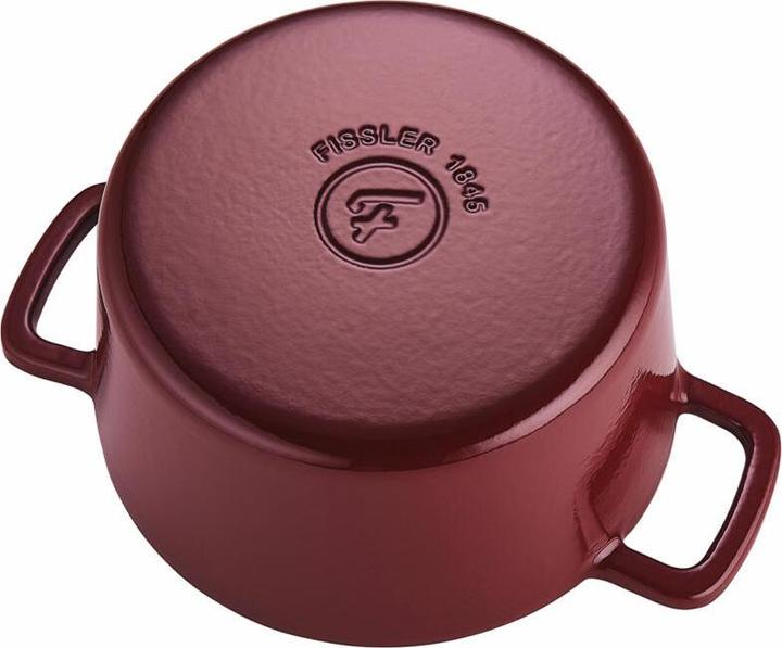 Image du produit Fissler Cocotte en fonte ronde, Bourgogne rouge (24 cm, Cocotte + faitout, Fonte)