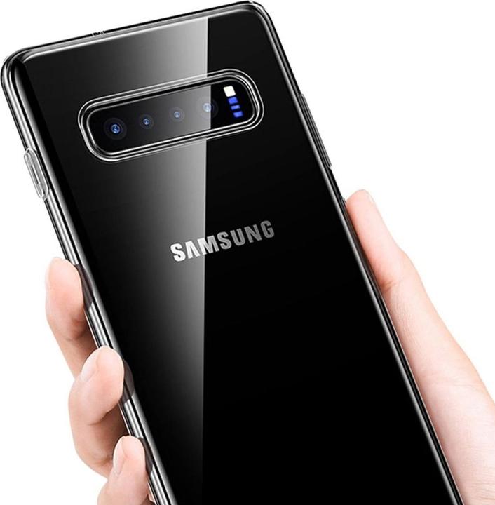 Produktbild König Design Handyhülle für Samsung Galaxy S10 Schutzcase Backcover Bumper Etuis Transparent (Samsung Galaxy S10+)