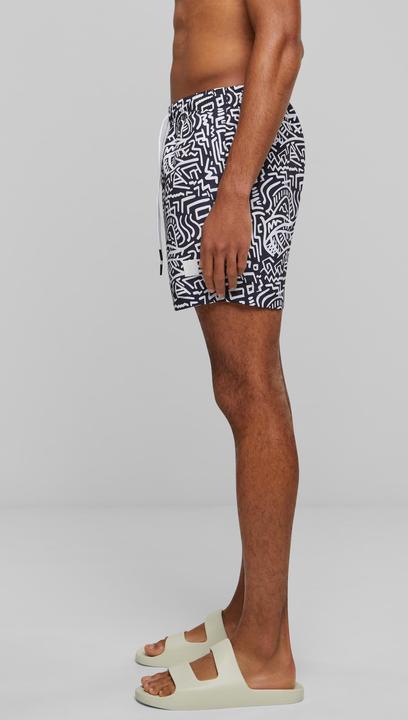 Actual product image Urban Classics Pattern Swim Shorts (S)