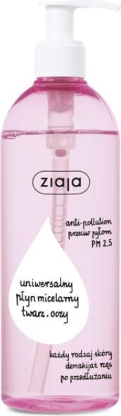 Image du produit Ziaja Liquide micellaire universel pour le visage et les yeux 390ml (Chiffons de nettoyage, 390 ml)