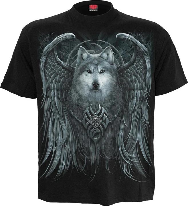 Immagine prodotto Spiral Wolf Spirit Maglietta Maniche Corte Adulto Unisex (L)
