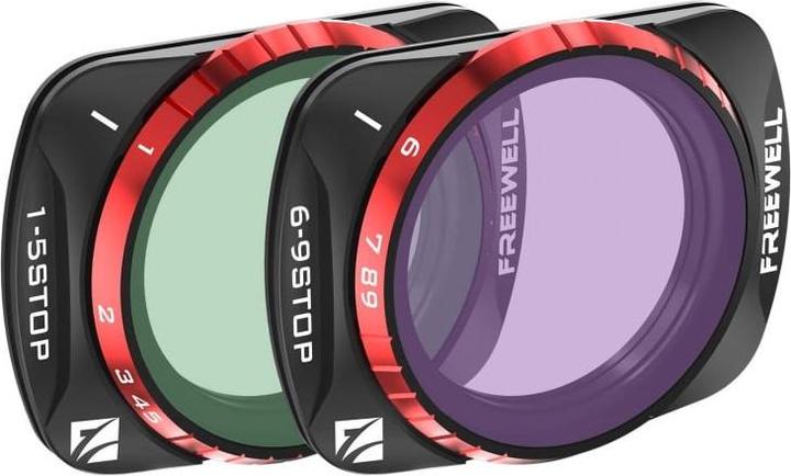 Image du produit Freewell Jeu de 2 filtres variables DJI Osmo Pocket 3 ND 1-5 Stop, 6-9 Stop (DJI Osmo Pocket 3)