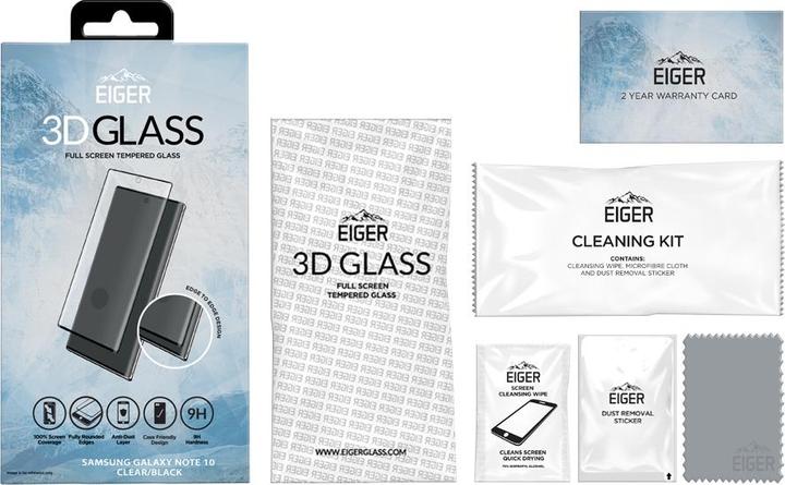 Produktbild Eiger Mountain Glass Clear Edge (1 Stück, Samsung Galaxy Note 10)