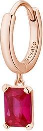 Rosato Stylish round single earring with pendant Allegra RZAL016