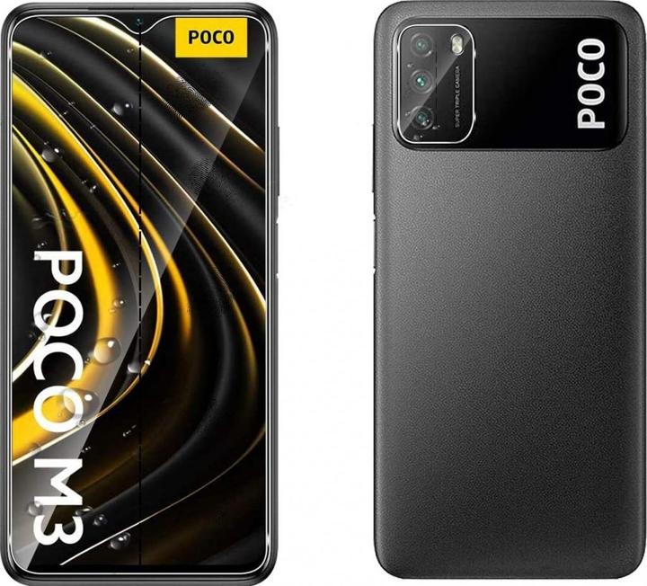 Produktbild Screenguard Xiaomi Poco M3 Panzerglas Schutzfolie Case Friendly Design (1 Stück, Xiaomi Poco M3)