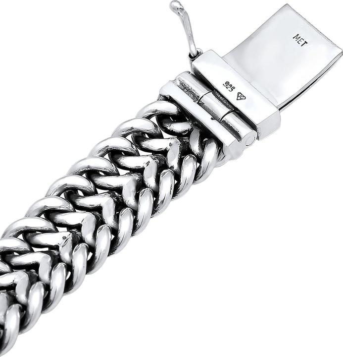 Immagine prodotto Kuzzoi Bracciale di base, attorcigliato (21 cm, Argento 925)