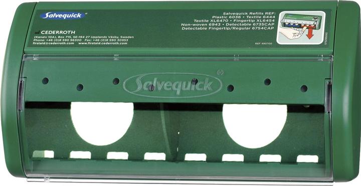 Salvequick Pflasterspender 23x11x5 cm (BxHxT) Polycarbonate grün (1 x)
