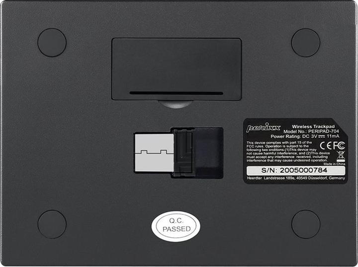 Produktbild Perixx PERIPAD-704, grosses kabelloses Touchpad, schwarz (DE, Kabellos)