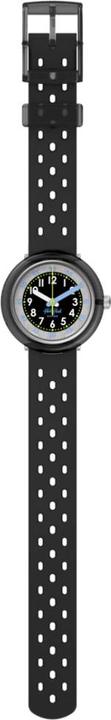 Flik Flak Fizz in Black (Swiss Made, 32 mm)
