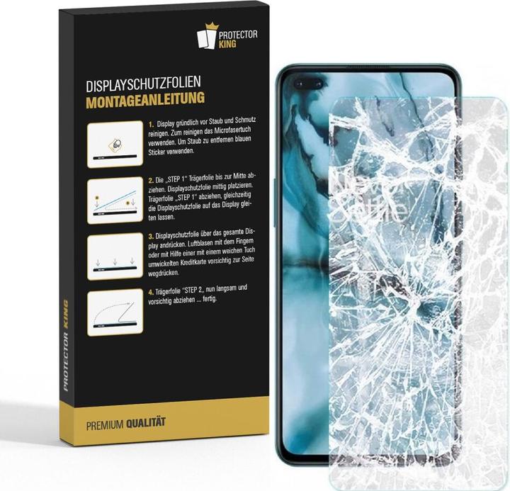 Produktbild Protectorking 2x Panzerfolie Anti-Shock HD Klar (2 Stück, OnePlus Nord)