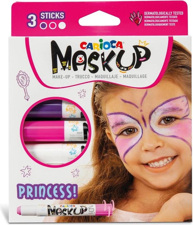 Actual product image Carioca Mack-Up Princess Box 3 pieces, Pink