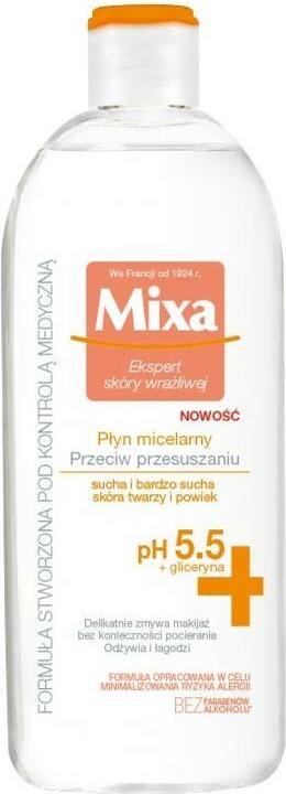 Actual product image Mixa micellar water for dry and very dry skin 400ml (Blackhead remover, 400 ml)
