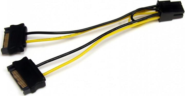 Actual product image StarTech SATA to 6 PIN PCIE