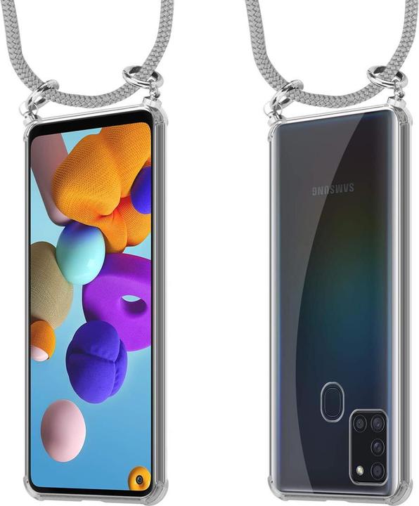 Produktbild Cadorabo TPU Handy Kette SILBER Cover