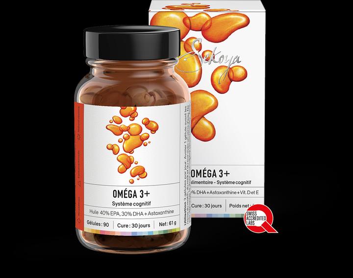 Actual product image Sekoya Omega 3+ | DHA & EPA (90 Piece, Capsules)