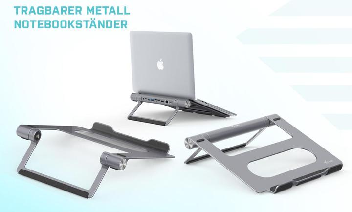 Produktbild i-tec Notebook Ständer Dock (USB-C, 8 Ports)