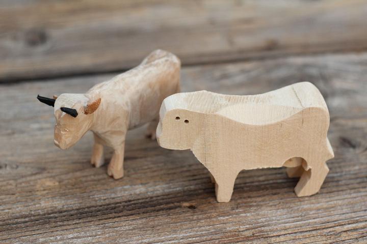 Image du produit Naturzone Set de sculpture sur bois VACHE (6 cm)
