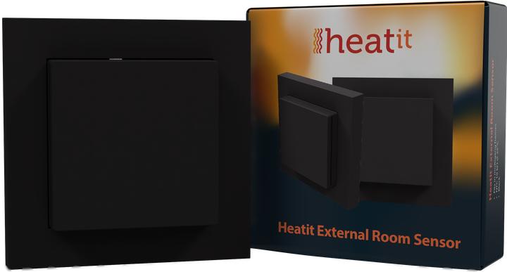 Heatit External Room Sensor (Schwarz Matt)