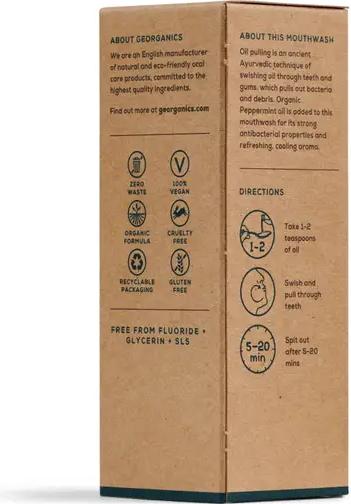 Immagine prodotto Georganics Colluttorio per l'estrazione dell'olio (100 ml, Collutorio)
