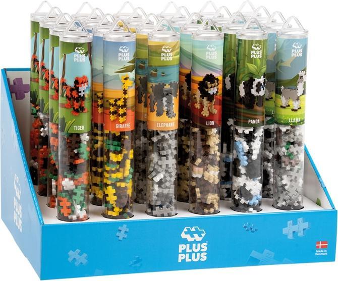Actual product image Plus-Plus Tube Display Zoo