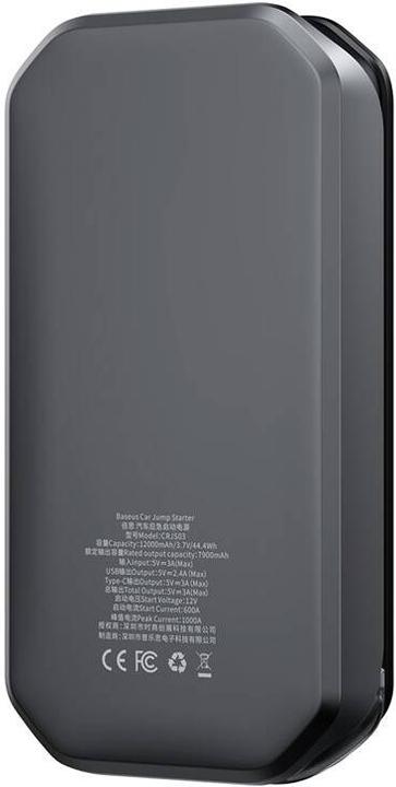 Actual product image Baseus Car Jump Starter (1000 A, 12000 mAh)