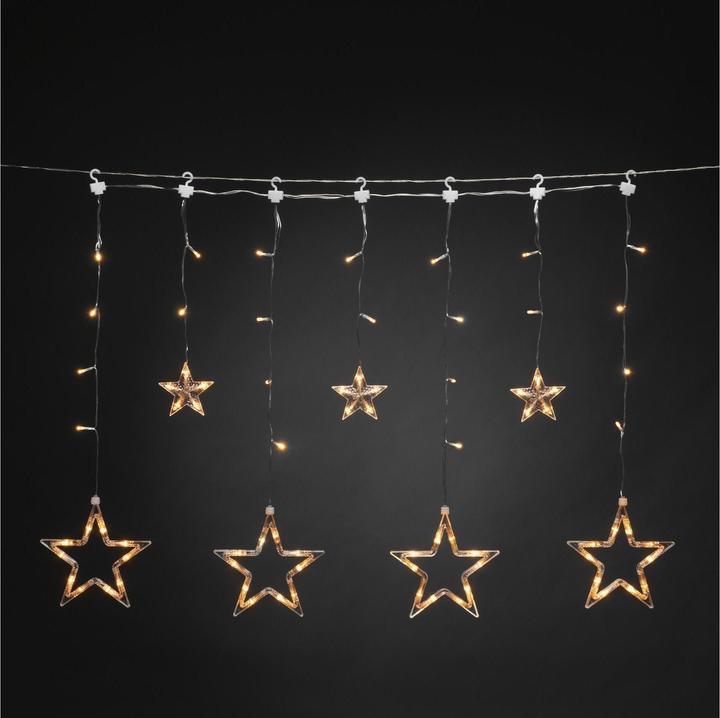 Produktbild Konstsmide LED Solar Sternen Lichtervorhang (5.90 m)