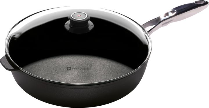 Immagine prodotto Swiss Diamond Padella XD Classic con coperchio 32 cm (32 cm, Padella per friggere, Alluminio)