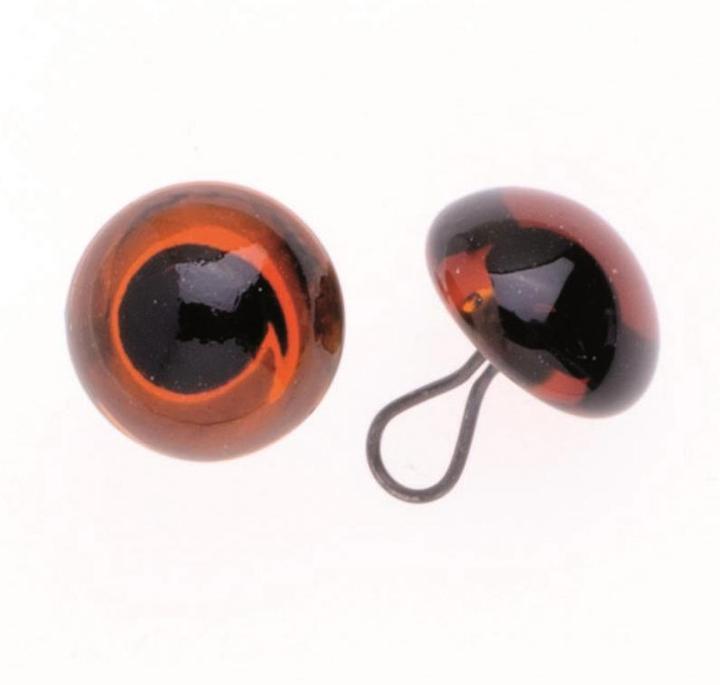 Image du produit Glorex Yeux verre/oeil marron 12mm