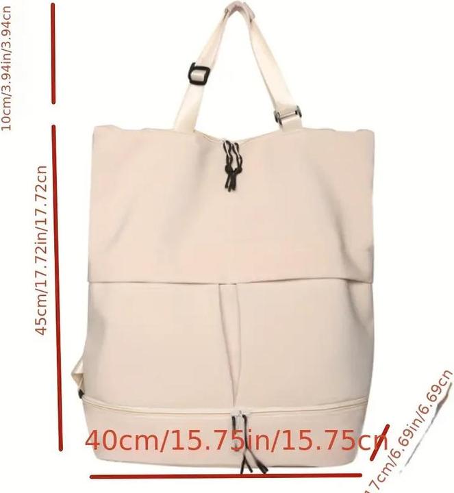 Only-Bags.Store Einfache Mode Vielseitiger Rucksack, grosse Kapazität Casual Backpack