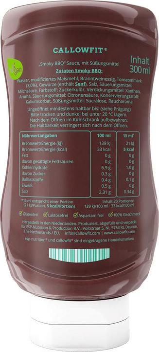 Produktbild Callowfit Smoky BBQ (450 g)